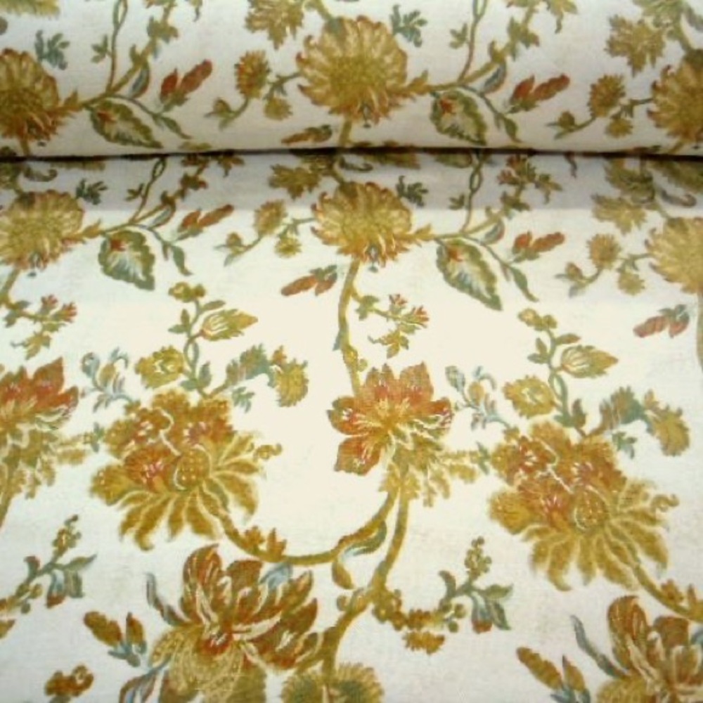 Antique Vintage Florence Jacquard in Cream Fabric